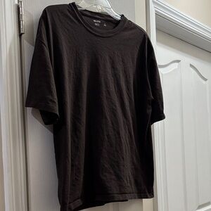 Velvet Dark Brown Short Sleeve Tee